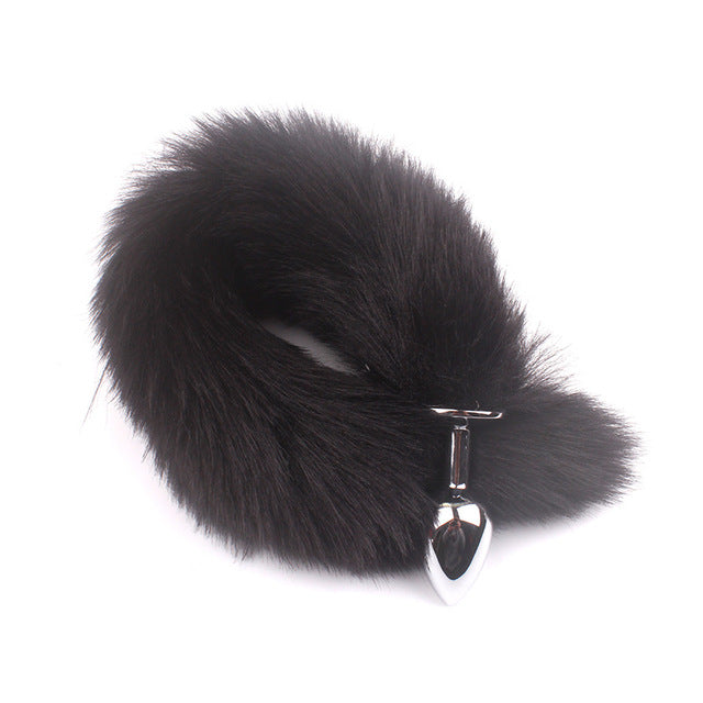 Metal Feather Fox Tail - Toysthatlove