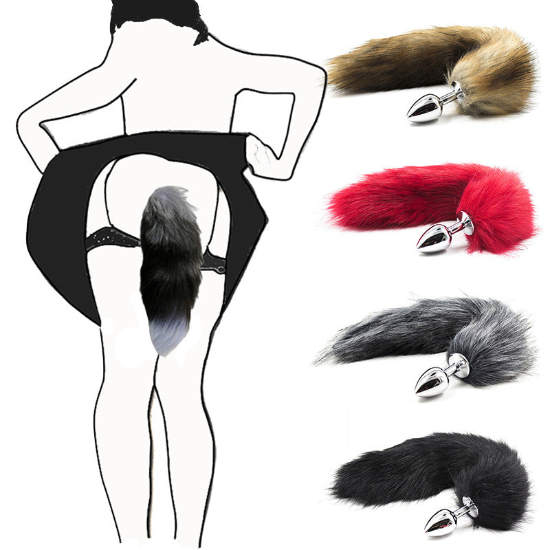 Metal Feather Fox Tail - Toysthatlove 