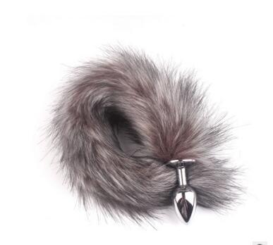 Metal Feather Fox Tail - Toysthatlove 